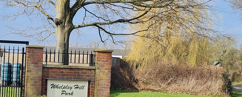 ENTRANCE AND PATHWAY TO WHELPLEY HILL PARK